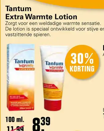 De Online Drogist Tantum Extra Warmte Lotion aanbieding