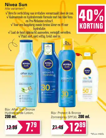 De Online Drogist Nivea Sun aanbieding