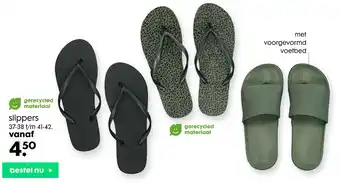 HEMA slippers aanbieding