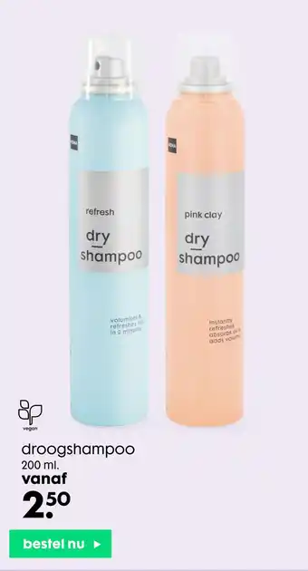 HEMA droogshampoo aanbieding