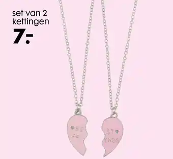 HEMA set van 2 kettingen aanbieding