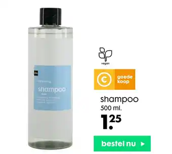 HEMA shampoo aanbieding