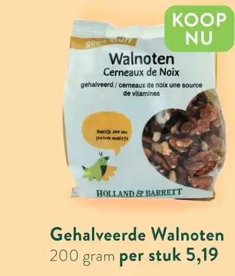 Holland & Barrett Gehalveerde Walnoten aanbieding