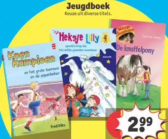 Kruidvat Jeugdboek aanbieding