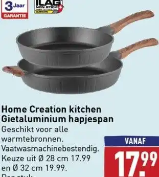 ALDI Home creation kitchen gietaluminium hapjespan aanbieding