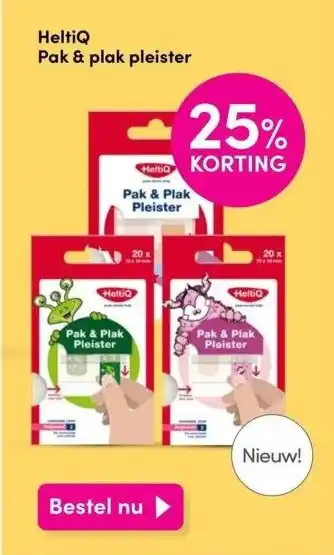 DA Heltiq pak & plak pleister aanbieding