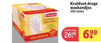 Kruidvat Kruidvat droge washandjes es aanbieding