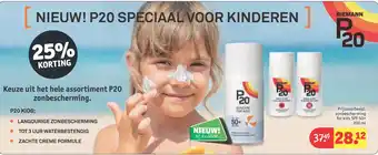 Kruidvat Keuze uit het hele assortiment P20 zonbescherming. aanbieding