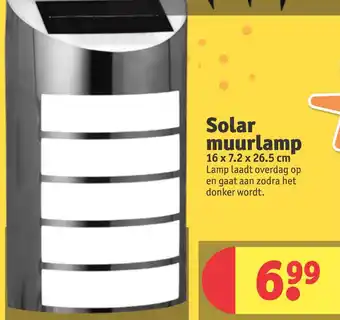 Kruidvat Solar muurlamp aanbieding