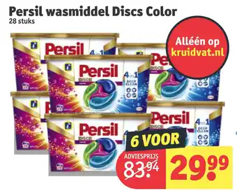 Kruidvat Persil wasmiddel Discs Color 29 ctulks aanbieding