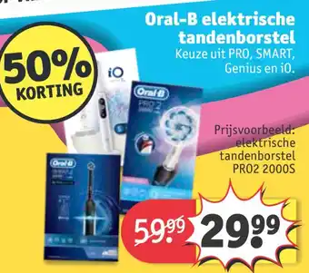 Kruidvat Oral-B elektrische tandenborstel aanbieding