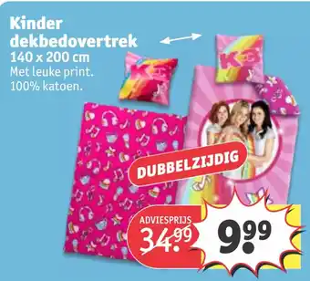 Kruidvat Kinder dekbedovertrek aanbieding