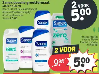 Kruidvat Sanex douche grootformaat aanbieding