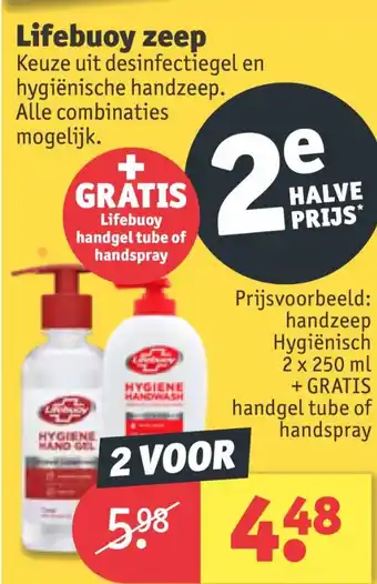 Kruidvat Lifebuoy zeep aanbieding