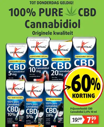 Lucovitaal 100% Pure CBD Cannabidiol aanbieding