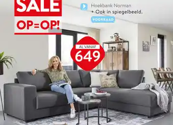 Profijt Meubel Hoekbank Norman aanbieding