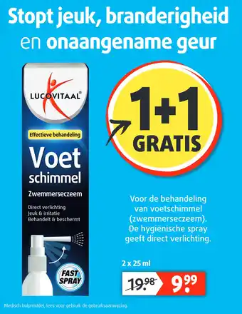 Lucovitaal Stopt jeuk, branderigheid en onaangename geur aanbieding