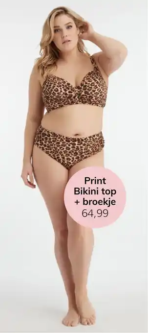 MS Mode Print Bikini top + broekje aanbieding