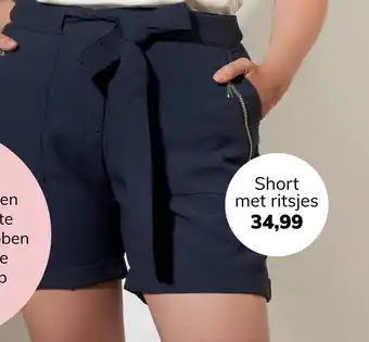 MS Mode Short met ritsjes aanbieding