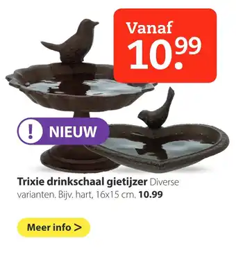 Pets Place Trixie drinkschaal gietijzer aanbieding