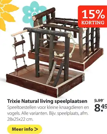 Pets Place Trixie Natural living speelplaatsen aanbieding