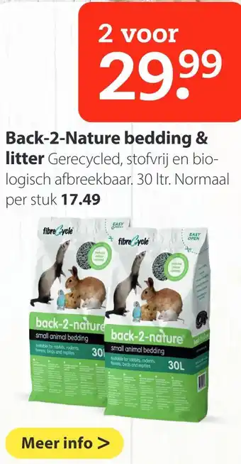 Pets Place Back-2-Nature bedding aanbieding