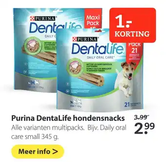 Pets Place Purina DentaLife hondensnacks aanbieding