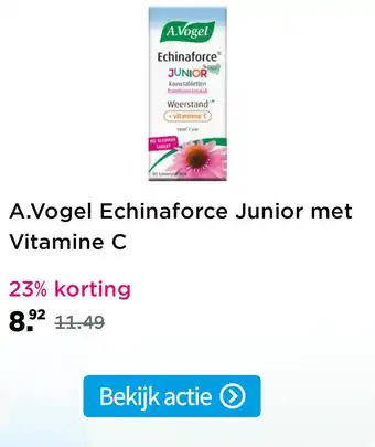 Plein.nl A.Vogel Echinaforce Junior met aanbieding