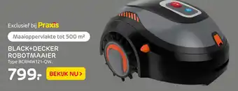 Praxis Black + Decker Robotmaaier aanbieding