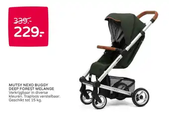 Prenatal Mutsy Nexo Buggy Deep Forest Melnge aanbieding