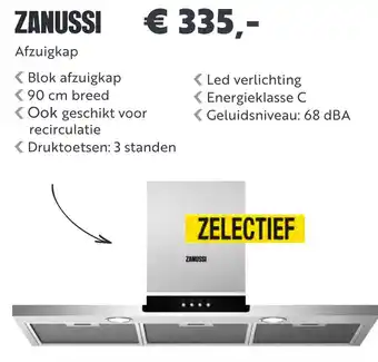 Superkeukens Zanussi afzuigkap aanbieding