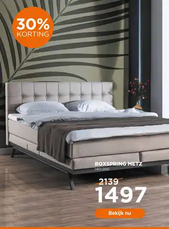 TotaalBED Boxspring metz aanbieding