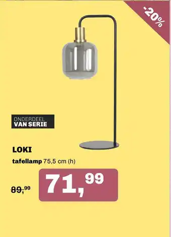 Trendhopper Tafellamp Loki aanbieding