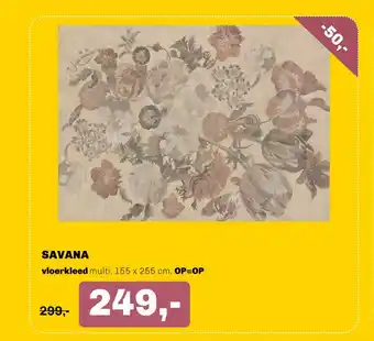 Trendhopper Vloerkleed Savana multi aanbieding