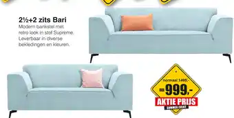 Woonsquare 22+2 zits Bari aanbieding