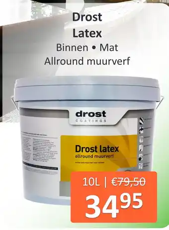 De Verfzaak Drost ost Latex aanbieding