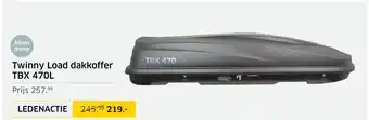 ANWB Twinny Load dakkoffer TBX 470L aanbieding