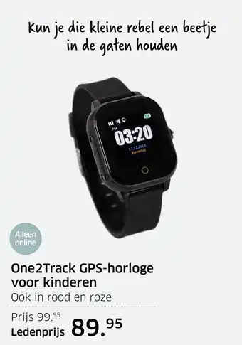 ANWB One2Track GPS-horloge Voor kinderen aanbieding