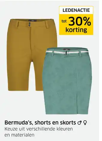 ANWB Bermuda's, shorts en skorts aanbieding