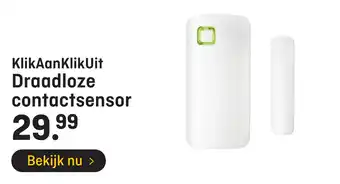 Hubo KlikAanKlikUit Draadloze contactsensor aanbieding