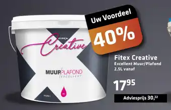 De voordeelmarkt Fitex Creative aanbieding