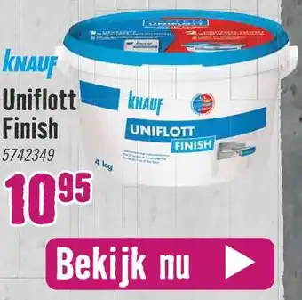 Hornbach Uniflott Finish aanbieding