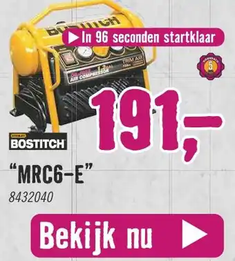 Hornbach "MRC6-E" aanbieding