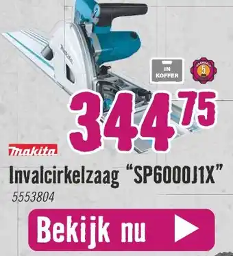 Hornbach Invalcirkelzaag “SP6000J1X aanbieding