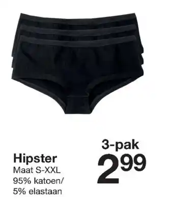 Zeeman Hipster maat s-xxl aanbieding