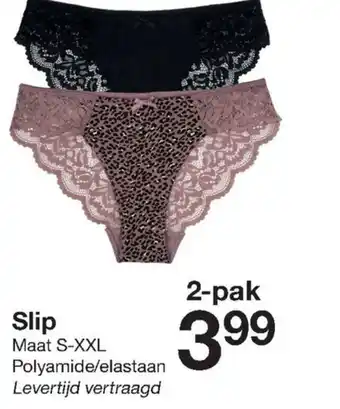 Zeeman Slip maat s-xxl aanbieding