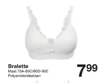 Zeeman Bralette maat 75a-85c/80d-95e aanbieding