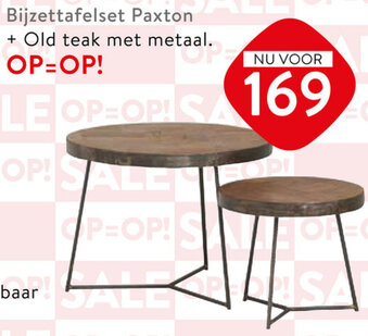 Profijt Meubel Bijzettafelset Paxton aanbieding