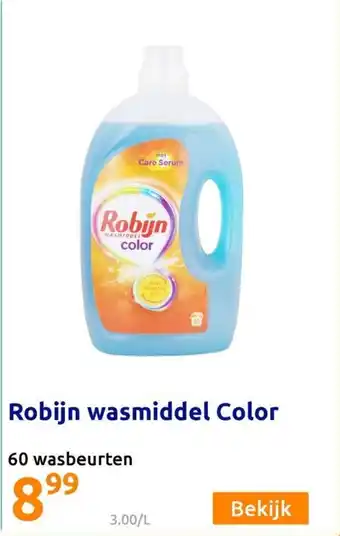 Action Robijn wasmiddel color aanbieding