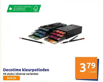 Action Decotime kleurpotloden aanbieding